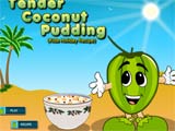 Tender coconut pudding - Juegos de cocinar fideos